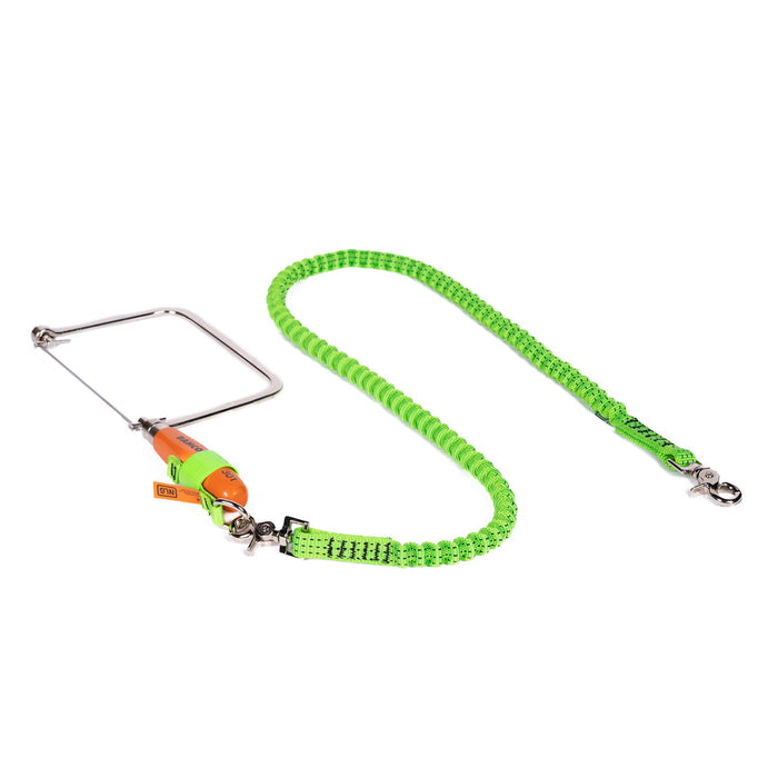 Extended Bungee Tool Lanyard 2m Reach (6 ft)by NLG| Quick Clips for Easy Use | CE/UKCA Certified